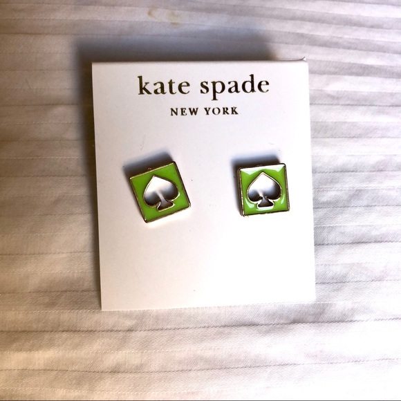 kate spade Jewelry - Kate Spade Light Green Stud Earring